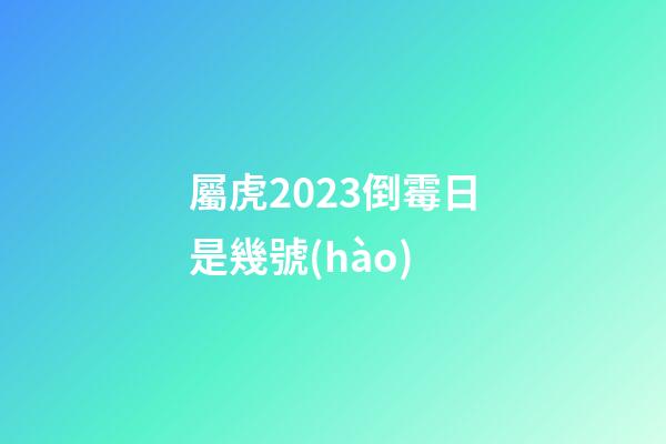 屬虎2023倒霉日是幾號(hào)