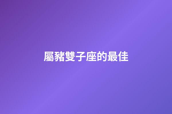 屬豬雙子座的最佳-第1張-星座運勢-玄機(jī)派