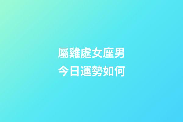 屬雞處女座男今日運勢如何-第1張-星座運勢-玄機派