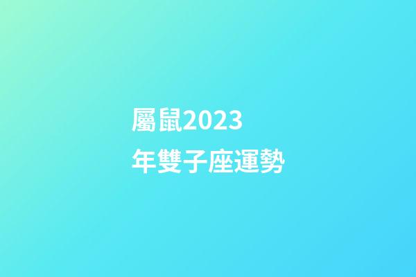 屬鼠2023年雙子座運勢-第1張-星座運勢-玄機派