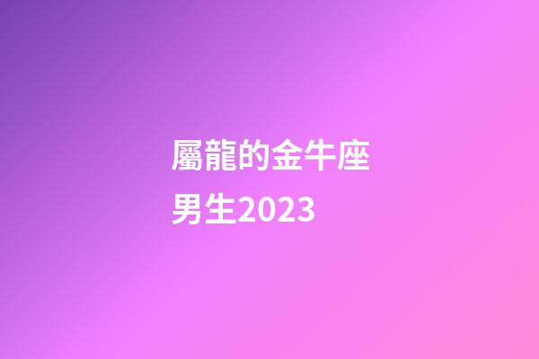 屬龍的金牛座男生2023-第1張-星座運(yùn)勢(shì)-玄機(jī)派