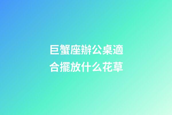 巨蟹座辦公桌適合擺放什么花草-第1張-星座運勢-玄機派