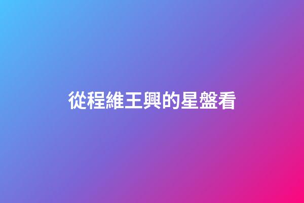 從程維王興的星盤看-第1張-星座運(yùn)勢(shì)-玄機(jī)派