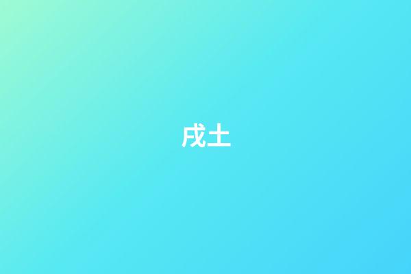 戌土