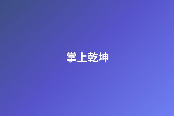 掌上乾坤