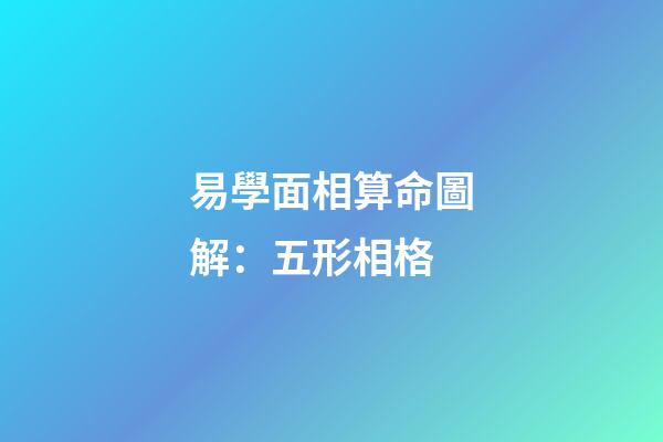 易學面相算命圖解：五形相格