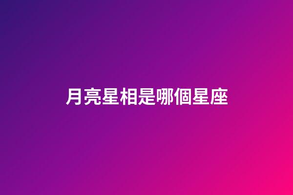 月亮星相是哪個星座-第1張-星座運勢-玄機派