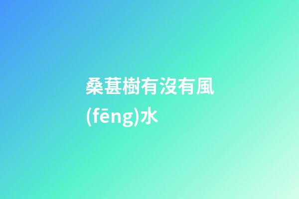 桑葚樹有沒有風(fēng)水
