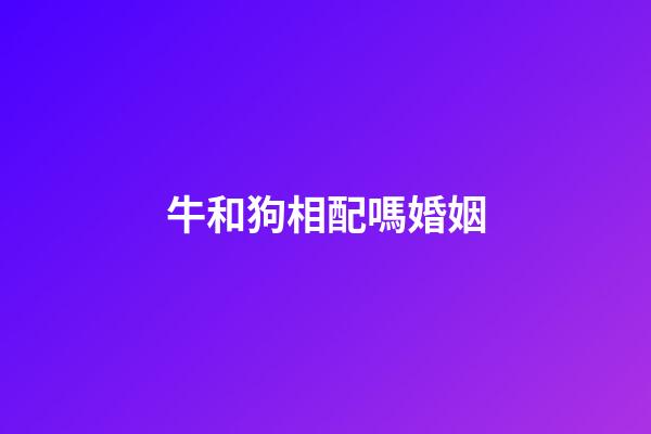 牛和狗相配嗎婚姻（女狗男牛屬相婚配好嗎）-第1張-星座運勢-玄機派