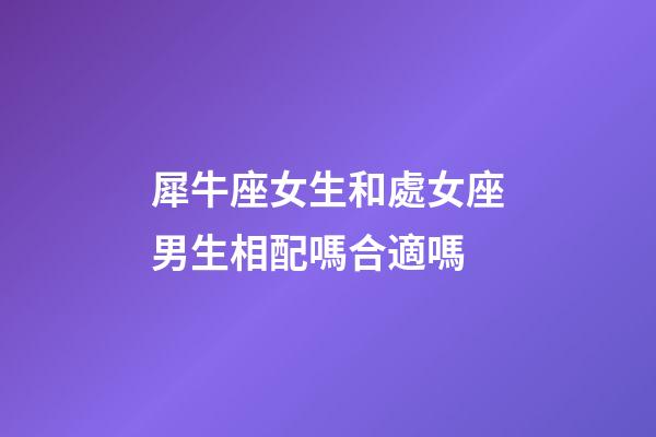 犀牛座女生和處女座男生相配嗎合適嗎-第1張-星座運(yùn)勢-玄機(jī)派