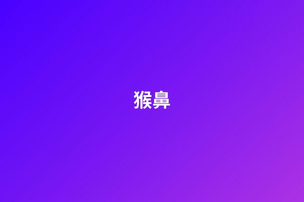 猴鼻