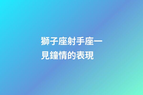 獅子座射手座一見鐘情的表現-第1張-星座運勢-玄機派