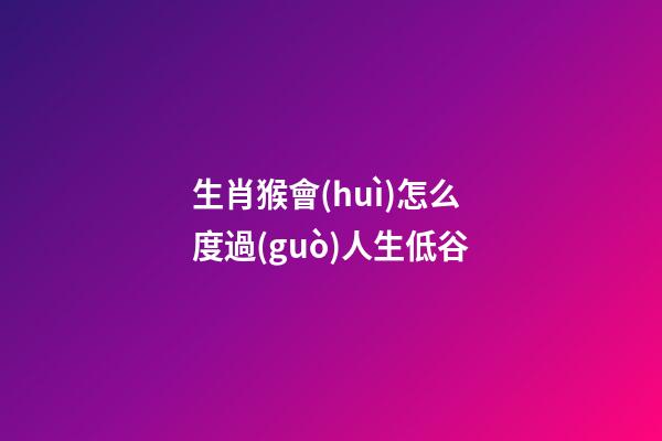 生肖猴會(huì)怎么度過(guò)人生低谷