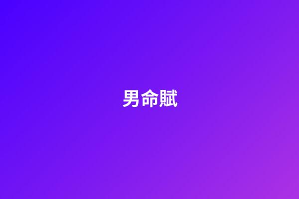 男命賦