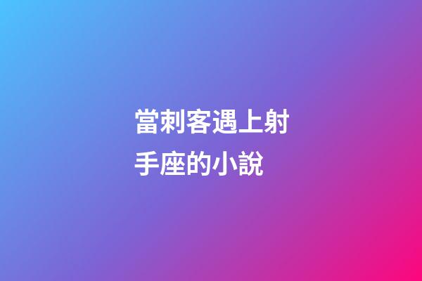 當刺客遇上射手座的小說