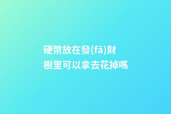 硬幣放在發(fā)財樹里可以拿去花掉嗎