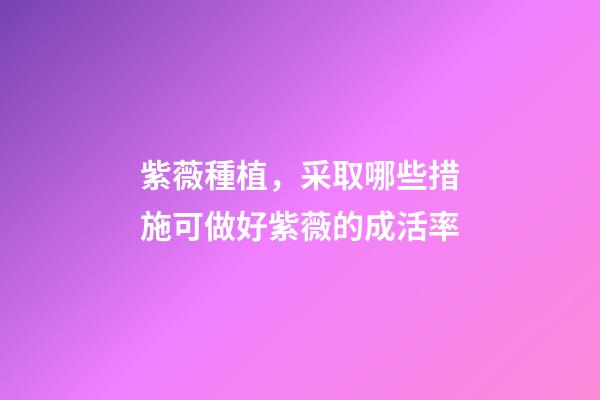 紫薇種植，采取哪些措施可做好紫薇的成活率-第1張-觀點-玄機派