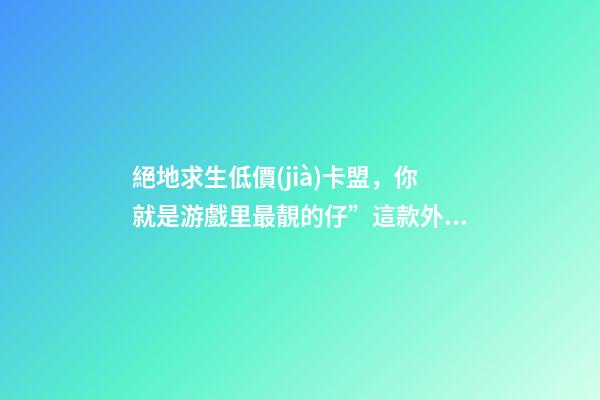 絕地求生低價(jià)卡盟，你就是游戲里最靚的仔”這款外掛讓他們非法獲利5000多萬-第1張-觀點(diǎn)-玄機(jī)派