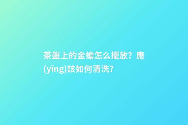 茶盤上的金蟾怎么擺放？應(yīng)該如何清洗？