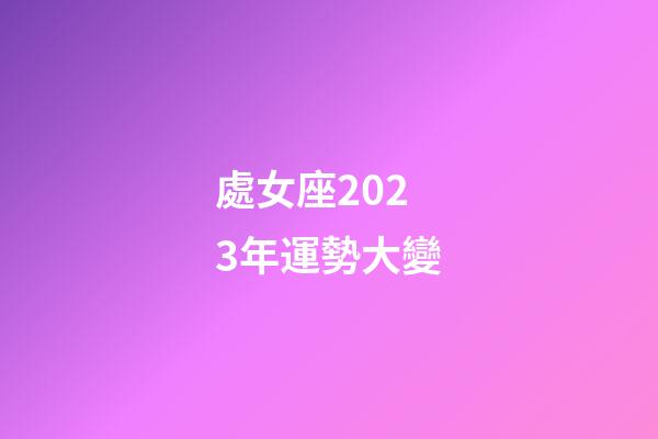 處女座2023年運勢大變-第1張-星座運勢-玄機派