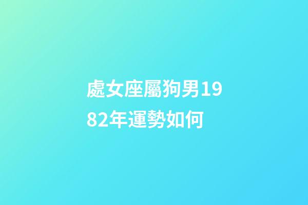 處女座屬狗男1982年運勢如何-第1張-星座運勢-玄機派