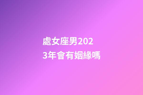 處女座男2023年會有姻緣嗎-第1張-星座運勢-玄機派