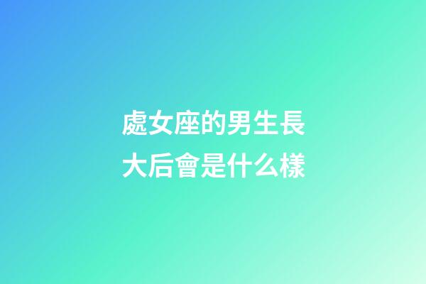 處女座的男生長大后會是什么樣-第1張-星座運勢-玄機派