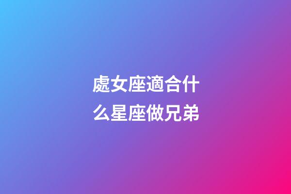處女座適合什么星座做兄弟-第1張-星座運勢-玄機派