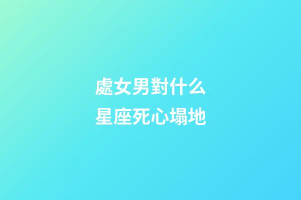 處女男對什么星座死心塌地-第1張-星座運勢-玄機派