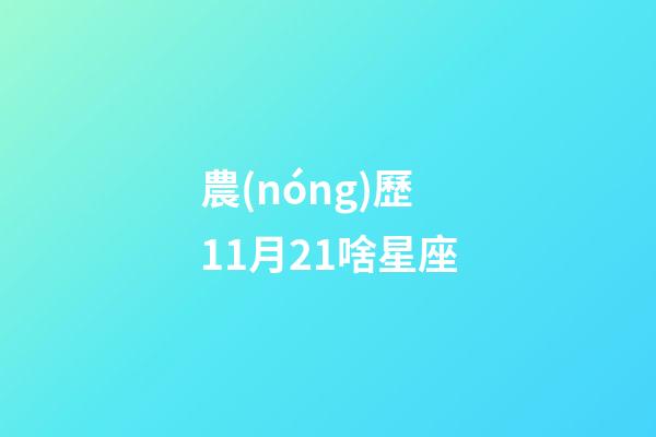 農(nóng)歷11月21啥星座-第1張-星座運(yùn)勢-玄機(jī)派