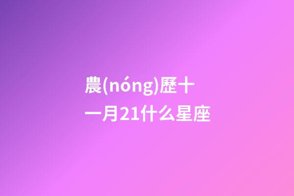 農(nóng)歷十一月21什么星座-第1張-星座運(yùn)勢(shì)-玄機(jī)派