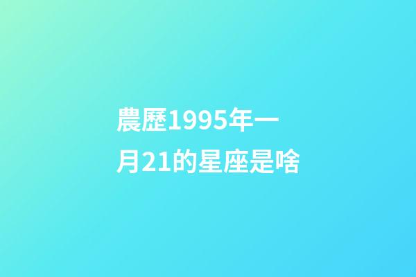 農歷1995年一月21的星座是啥-第1張-星座運勢-玄機派
