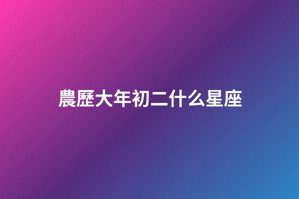 農歷大年初二什么星座-第1張-星座運勢-玄機派