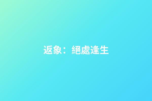 返象：絕處逢生