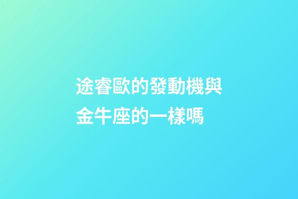 途睿歐的發動機與金牛座的一樣嗎-第1張-星座運勢-玄機派