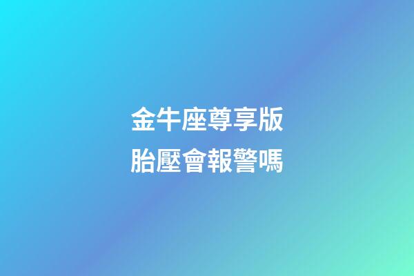 金牛座尊享版胎壓會報警嗎-第1張-星座運勢-玄機派