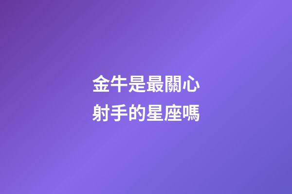 金牛是最關心射手的星座嗎-第1張-星座運勢-玄機派