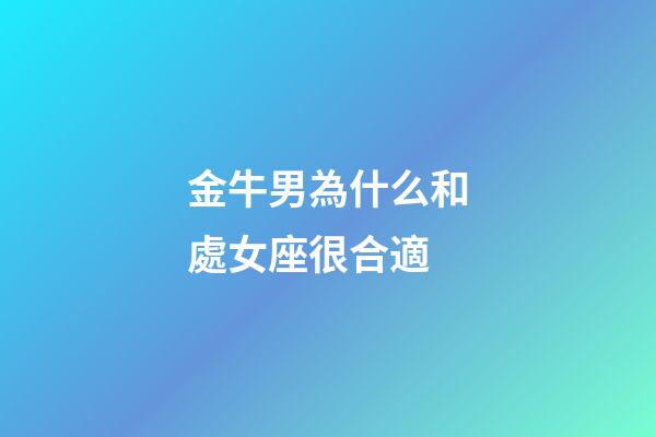 金牛男為什么和處女座很合適-第1張-星座運(yùn)勢-玄機(jī)派