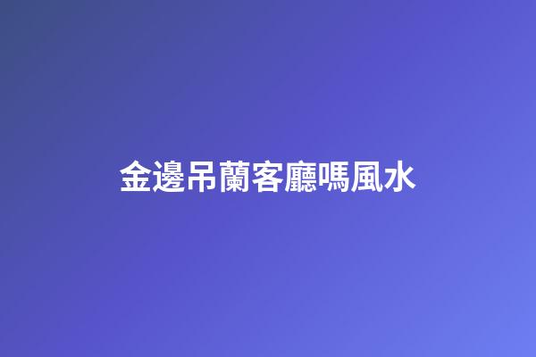 金邊吊蘭客廳嗎風水