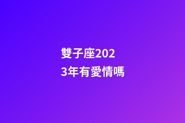 雙子座2023年有愛情嗎-第1張-星座運勢-玄機派