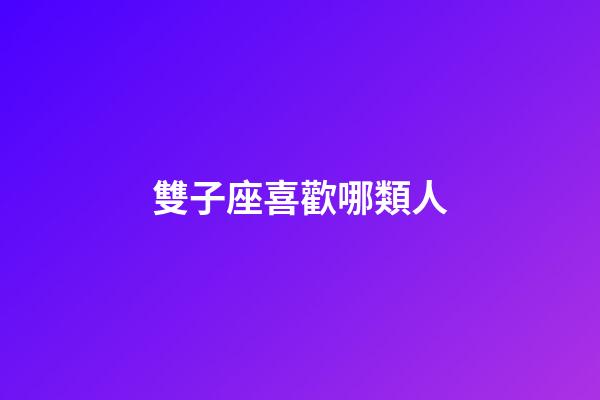 雙子座喜歡哪類人-第1張-星座運(yùn)勢(shì)-玄機(jī)派