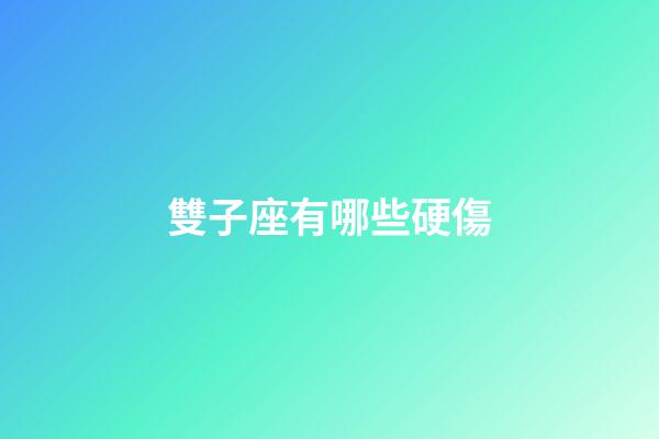 雙子座有哪些硬傷-第1張-星座運勢-玄機派