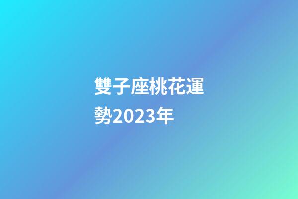 雙子座桃花運勢2023年-第1張-星座運勢-玄機派