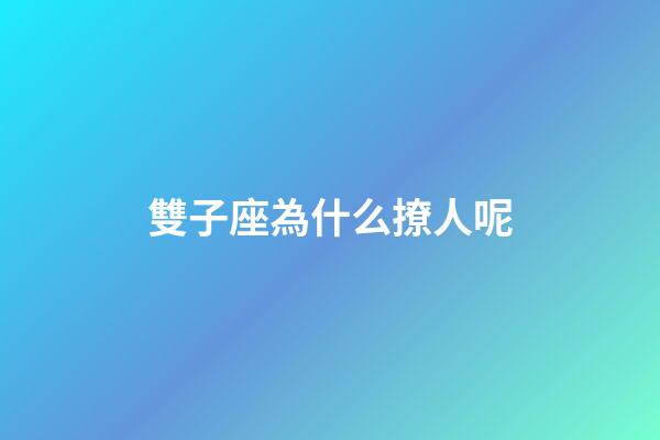 雙子座為什么撩人呢-第1張-星座運勢-玄機派
