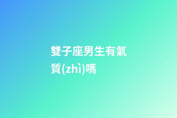 雙子座男生有氣質(zhì)嗎-第1張-星座運(yùn)勢(shì)-玄機(jī)派
