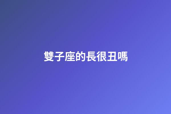 雙子座的長很丑嗎-第1張-星座運(yùn)勢-玄機(jī)派