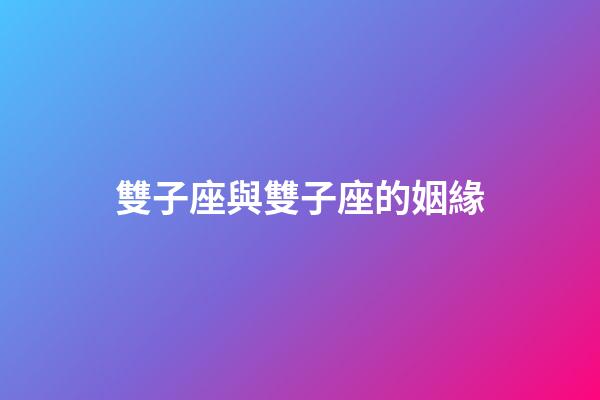 雙子座與雙子座的姻緣-第1張-星座運勢-玄機派