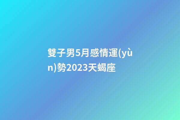 雙子男5月感情運(yùn)勢2023天蝎座-第1張-星座運(yùn)勢-玄機(jī)派