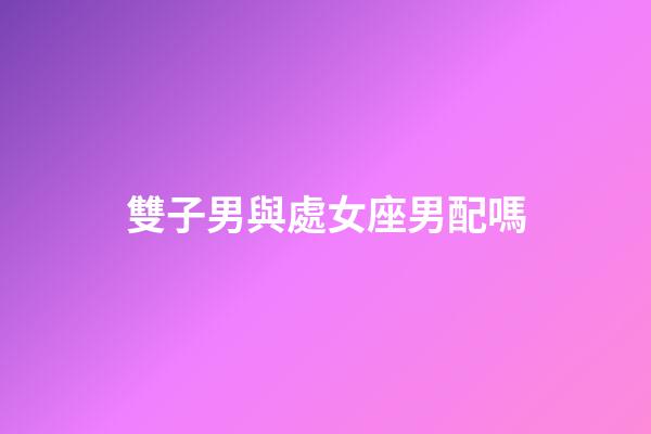 雙子男與處女座男配嗎-第1張-星座運勢-玄機派