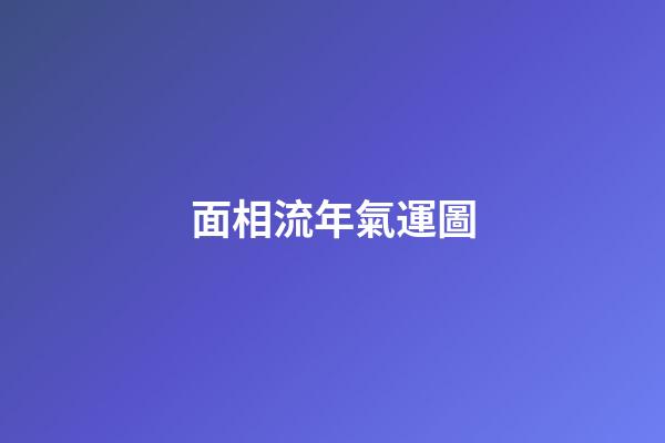 面相流年氣運圖